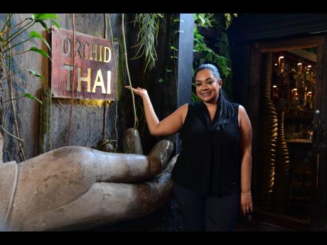 Nanda Dukharan, co-owner of Orchid Thai Restaurant located in Orchid Village Plaza in Kingston.