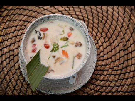 Nothing quite hits the spot like Orchid Thai’s Tom Ka coconut soup!