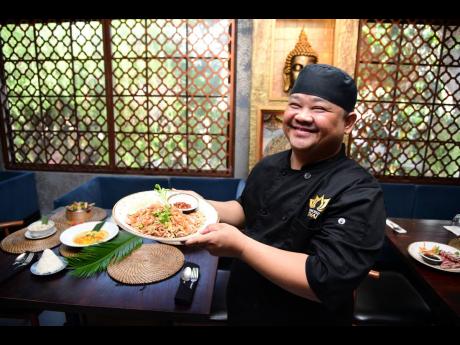 With great pride and joy, Chef Prem Prathueangsswat happily presents his culinary masterpiece: the Orchid Thai’s Shrimp Pad Thai.