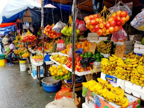 Local fruit vendors at the Bourda Market in Georgetown.