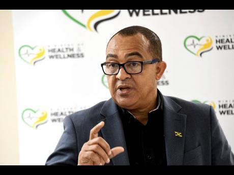 Credit: File Health and Wellness Minister Dr Christopher Tufton.