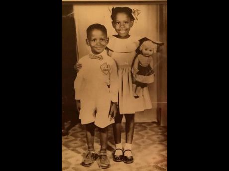 Kingsley (left) with Carolyn Cooper