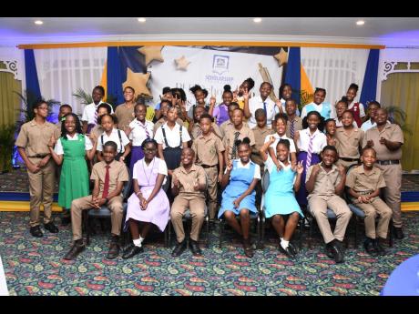 Credit: Contributed JN PEP Scholar for 2023 took a group photo following the scholarship awards ceremony last year.