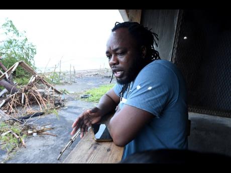 Credit: Rudolph Brown Leroy Powell, fisherman from Farquhar Bay, Clarendon, said 25 of his fish pots were lost at sea due to the hurricane.