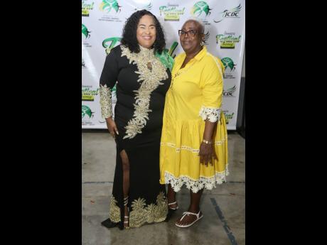 Following her recent win, Kimiela ‘Candy’ Isaacs (left) was all smiles, sharing a proud moment with her mother, Diana Morrison.