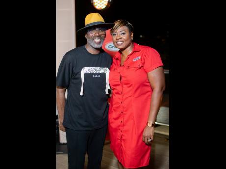 Credit: Contributed Karen Mussington, festival lead and shopper experience manager, sponsorship and events at Grace Foods, shares lens time with Ian ‘Ity’ Ellis, comedian, actor and TV host.