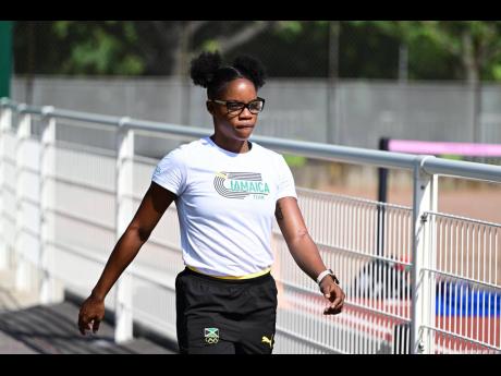 Credit: Gladstone Taylor/Multimedia Photo Editor Tia Clayton, at the Complexe sportif de l’île des Vannes in Paris, France, on Tuesday, July 30, 2024.