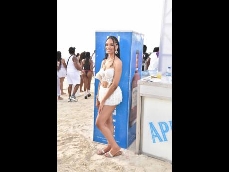  First-time dreamer Parisa Butler soaking up the sand and sea breeze at DayDreams.