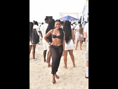 Realtor Marissa Williams dares to be bold in an all-black ensemble.