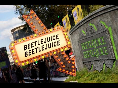 General atmosphere at the premiere of “’Beetlejuice Beetlejuice’ on  August 29 in London. 