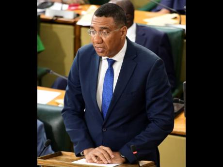 Prime Minister Andrew Holness