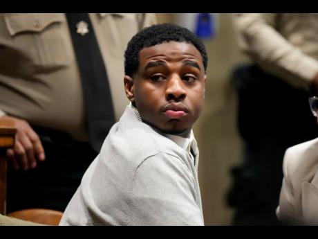 Credit: AP Justin Johnson was found guilty of murder in the death of rapper Young Dolph on Thursday.