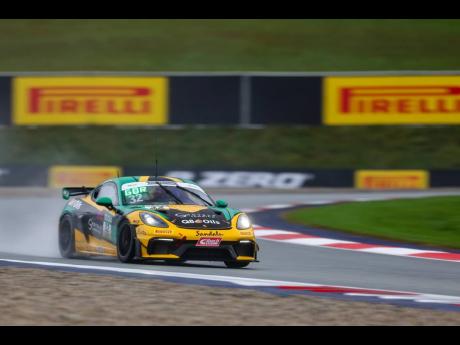 The Jamaican car racing duo of Tommi Gore and. Senna Summerbell on track at the Adac GT4 racemeet at the Red Bull Ring in Germany on the weekend.