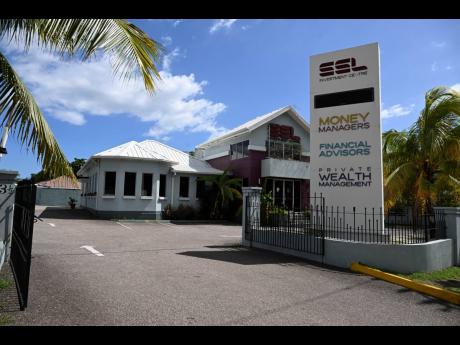 The offices of Stocks and Securities Ltd on Hope Road, St Andrew.