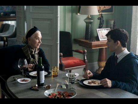 Helen Mirren and Bryce Gheisar in ‘WHITE BIRD’.