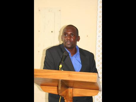 Outgoing St Thomas Football Association president, Wayne Thompson.