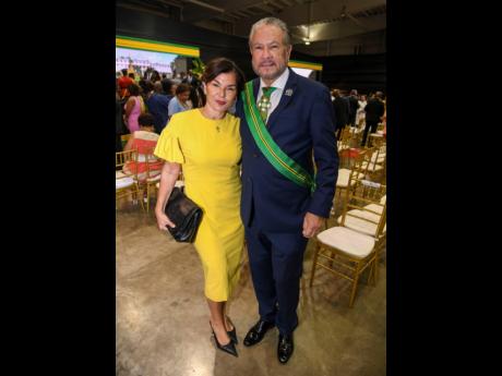 Tom Tavares-Finson, president of the Senate, and his wife, Rose Tavares-Finson. 
