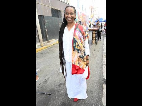 JoAnne Archibald, director of culture at the Ministry of Culture, Gender, Entertainment and Sport, was the picture of elegance.