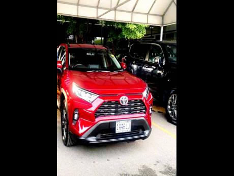 
The stolen 2025 Toyota RAV4.