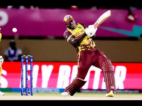 Credit: AP West Indies’ captain Rovman Powell.