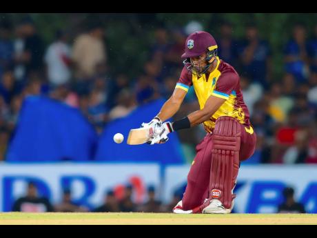 Credit: AP West Indies vice-captain, Roston Chase, plays a reverse sweep during a Twenty20 International cricket match against Sri Lanka in Dambulla in October.