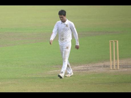 Credit: Courtesy of @hasan.murad88 Bangladesh bowler Hasan Murad took 3-1 against a West Indies Select XI yesterday.