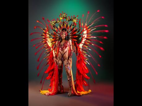 Credit: Contributed Dr Briana Schwapp Hayle wears the Natalie Fonrose-designed Itoshii frontline costume with an ultra backpack.