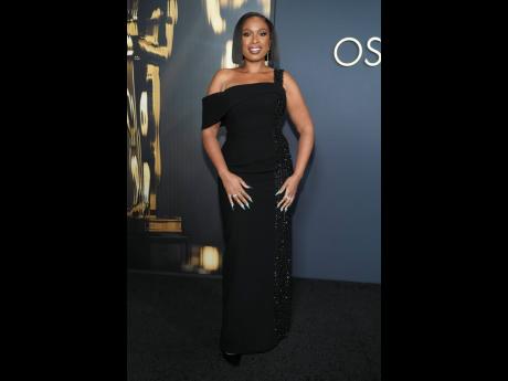 Jennifer Hudson knows that you can’t go wrong with a classic black gown from Saiid Kobeisy.