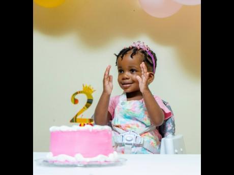 Jada Alexisse Reid, who turned two years old on New Year’s Day in 2023.
