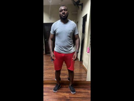 Before: Starting at 225 pounds, Cooke decided it was time to make a change and take his fitness journey seriously.