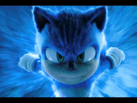 Credit: AP This image released by Paramount Pictures and Sega of America shows the character Sonic, voiced by Ben Schwartz, in a scene from ‘Sonic the Hedgehog 3’.