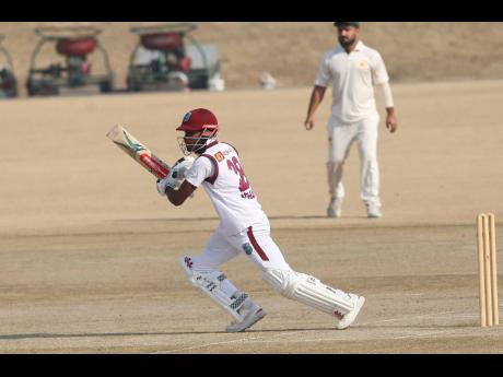 West Indies batsman Alick Athanaze.