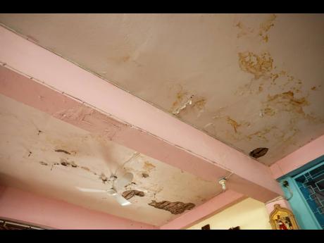 When it rains, water and portions of the roof at the Bethlehem Home fall into the living space of the facility which cares for abandoned children with severe deformities. The home is operated by the Father Ho Lung and Friends Foundation.