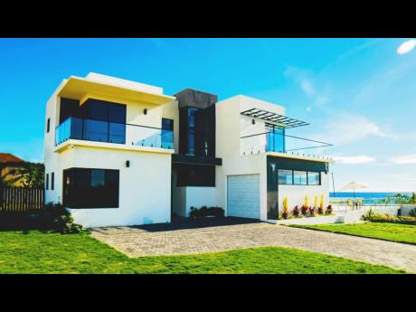 A spanking new, modern architectural masterpiece.