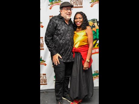 Opposition Leader Mark Golding and his wife, Sandra, made it a date night to remember.