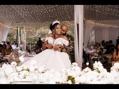 Held in his safe and warm embrace, it’s almost unbelievable that this happy couple’s journey took them from Vaz to vows.