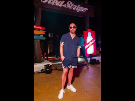 Credit: Contributed Embracing his vacation, tourist David King sports a matching two-piece Bermuda shorts set.