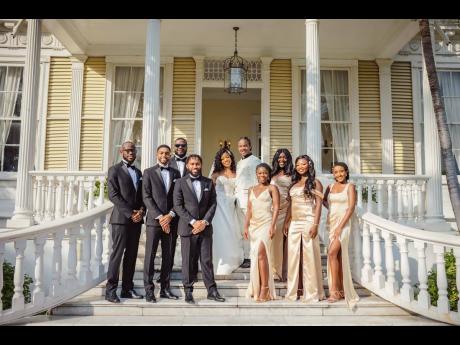 Kevonnie and Giovannie are eternally grateful to have received the love and support from their fantastic wedding party.