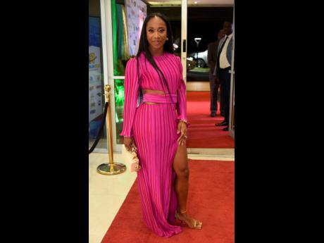 Olympic and World Championship gold medallist Shelly-Ann Fraser-Pryce strikes a pose on the red carpet at last year’s Sportsman and Sportswoman of the Year Awards ceremony, held at The Jamaica Pegasus hotel in Kingston. 