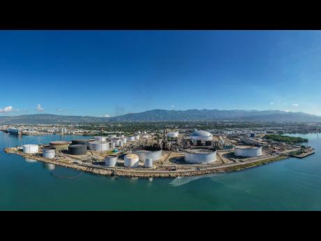 Petrojam oil refinery complex in Kingston.