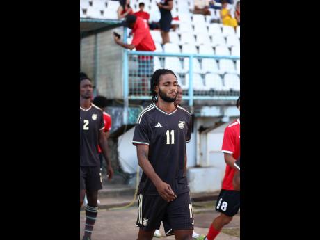 Credit: Courtesy of JFF Media
Shaniel Thomas, one of the Montego Bay United players called to the National team to face Trinidad and Tobago.