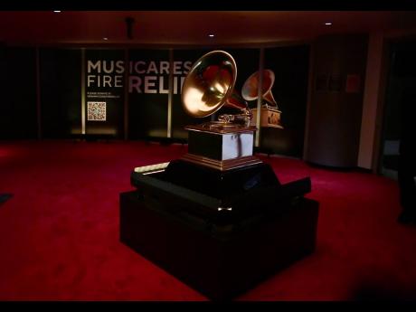 A general view of atmosphere is seen during the 67th annual Grammy Awards.