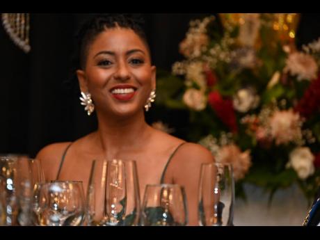 Anna-Kaye Chisolm Price was a sight of beauty at the Chaine des Rôtisseurs From Jamaica With Love dinner at Sandals Royal Plantation in Ocho Rios, St Ann 