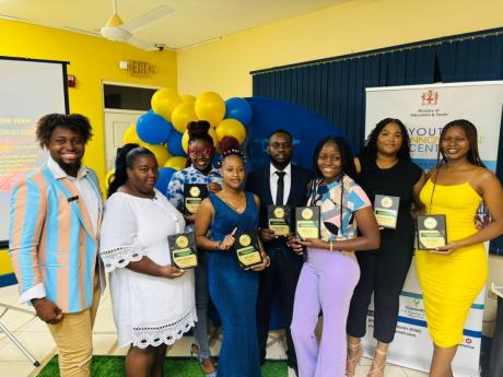 Recipients of the 4th Annual Clarendon Youth Awards.