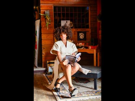 Zuri Aiko wears new silhouettes from the St Albans collection. 