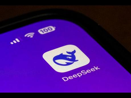 The Icon for the smartphone apps DeepSeek is seen on a smartphone screen.