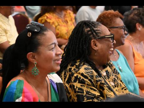 
The storytellers had the audience in stitches. Maryland attorneys Erica Hunt and Joy Robinson were ‘in dem ackee’ taking in the show at the Half Moon Hotel Conference Centre in Montego Bay. 