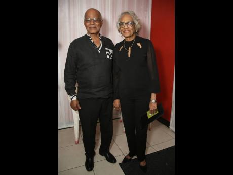 Former governor general, Professor Kenneth Hall, and his beautiful wife, Rheima.