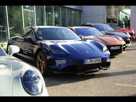 A line of 2025 Porsche models was captured in a recent photoshoot in the Dominican Republic.