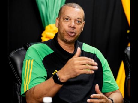 
Reggae Girlz head coach Hubert Busby Jr.